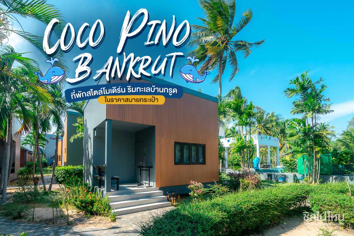 Coco Pino Bankrut ที่พักสไตล์โมเดิร์น ริมทะเลบ้านกรูด ในราคาสบายกระเป๋า -  ชิลไปไหน