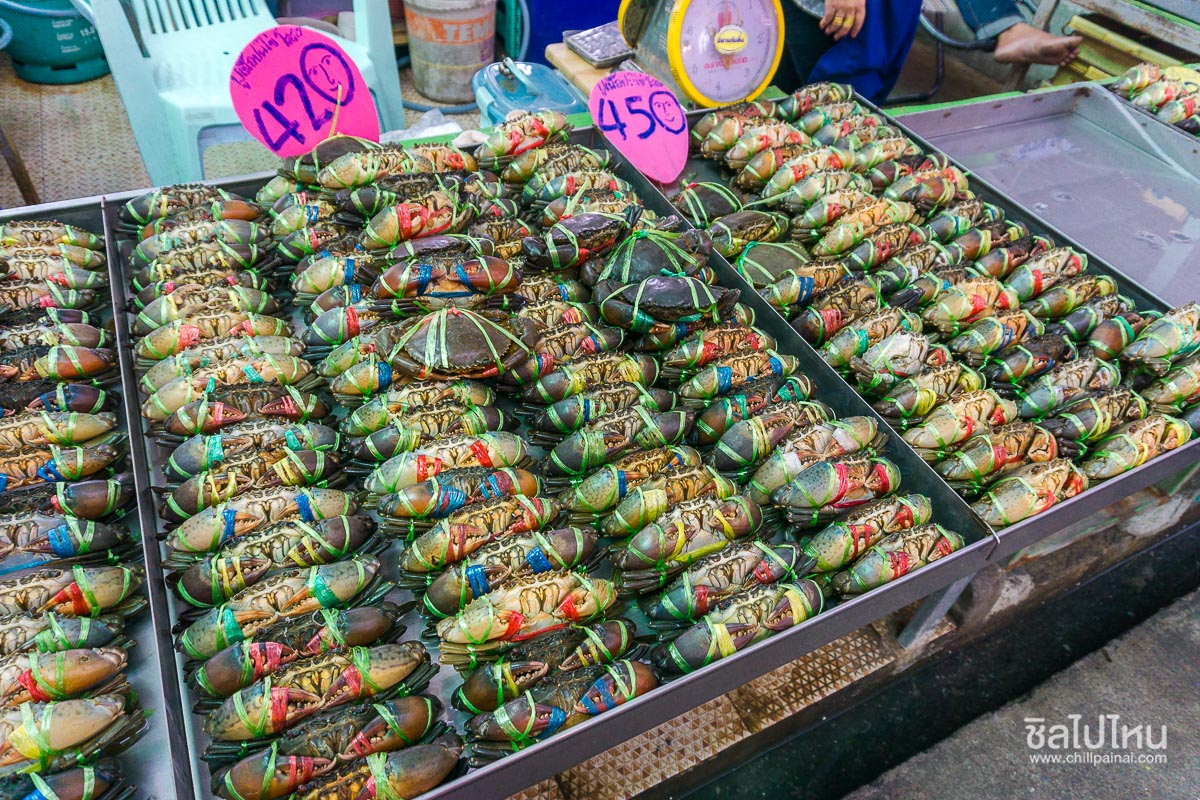 ตลาดประมงพื้นบ้านอ่างศิลา ชลบุรี
