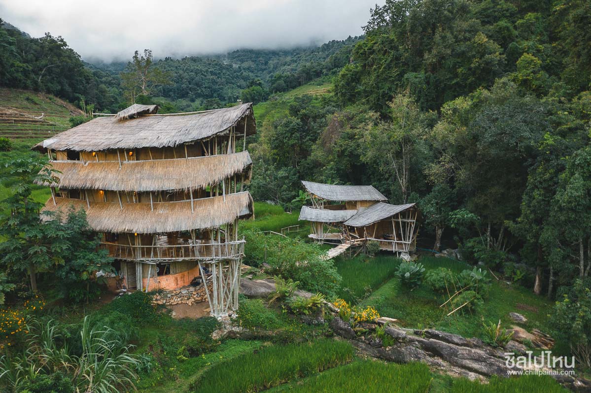 Giant bamboo Hut ที่พักดอยอินทนนท์ เชียงใหม่