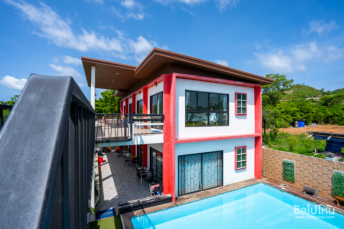 Virawan Pool Resort ที่พักเงียบสงบ มีสระว่ายน้ำ จัดปาร์ตี้ได้ 