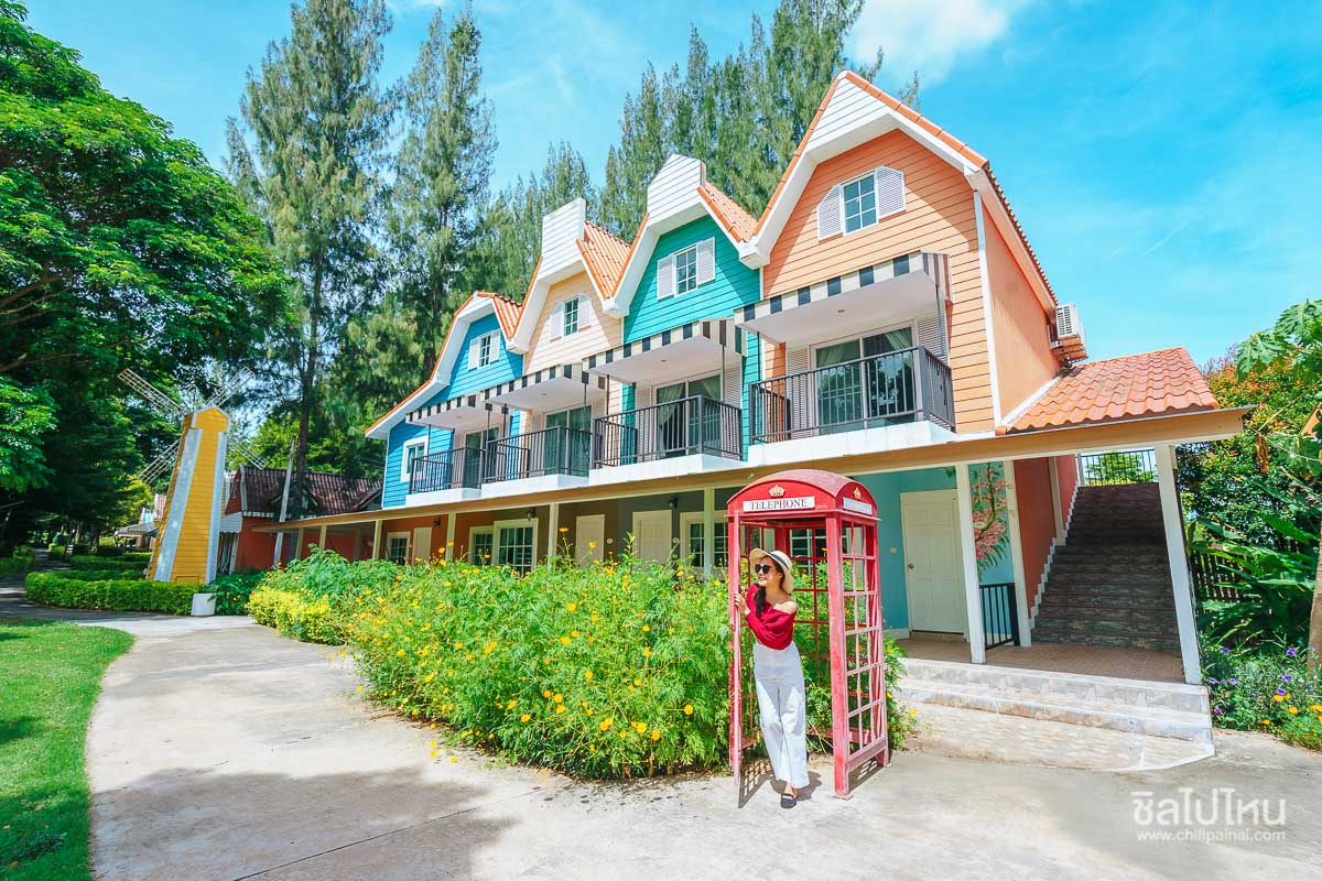 Belmont Village Khao Yai ที่พักสุดน่ารักสีสันสดใส ในอ.ปากช่อง จ.นครราชสีมา