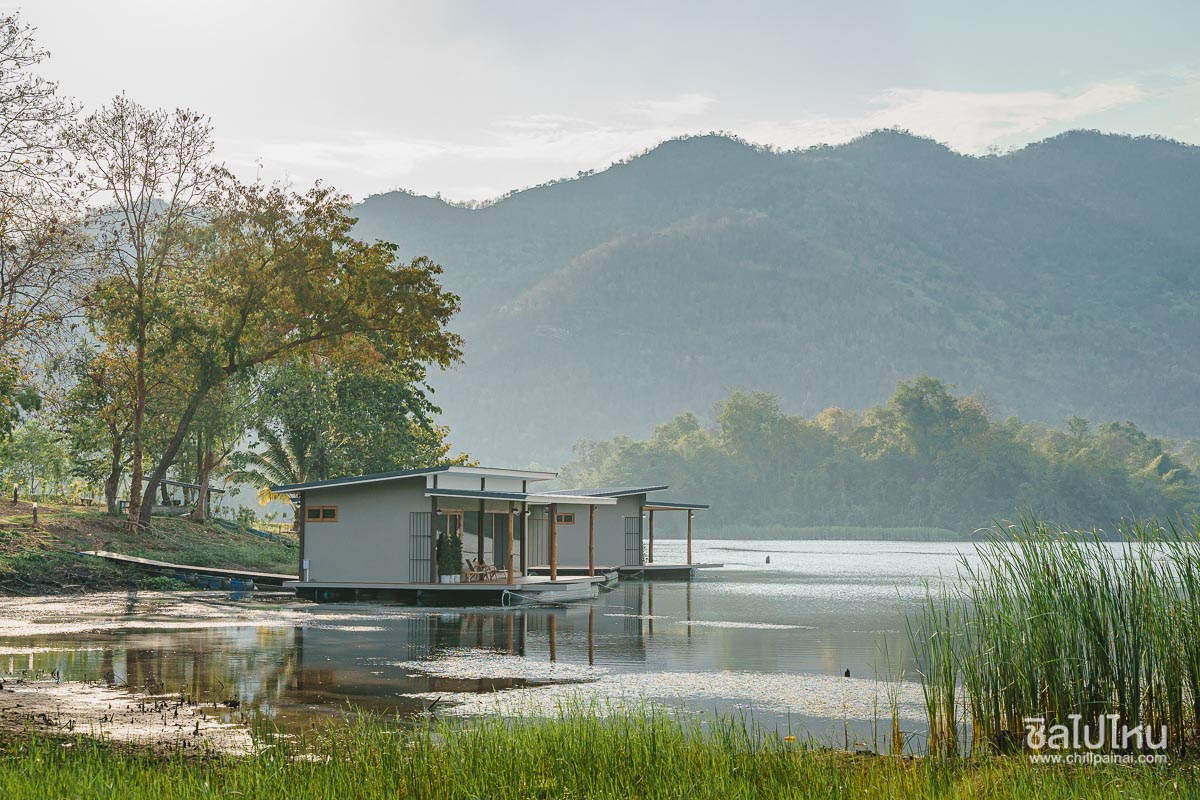 Lakeview Floating Villas เลควิวโฟลทติ้งวิลล่า ที่พักกาญจนบุรี