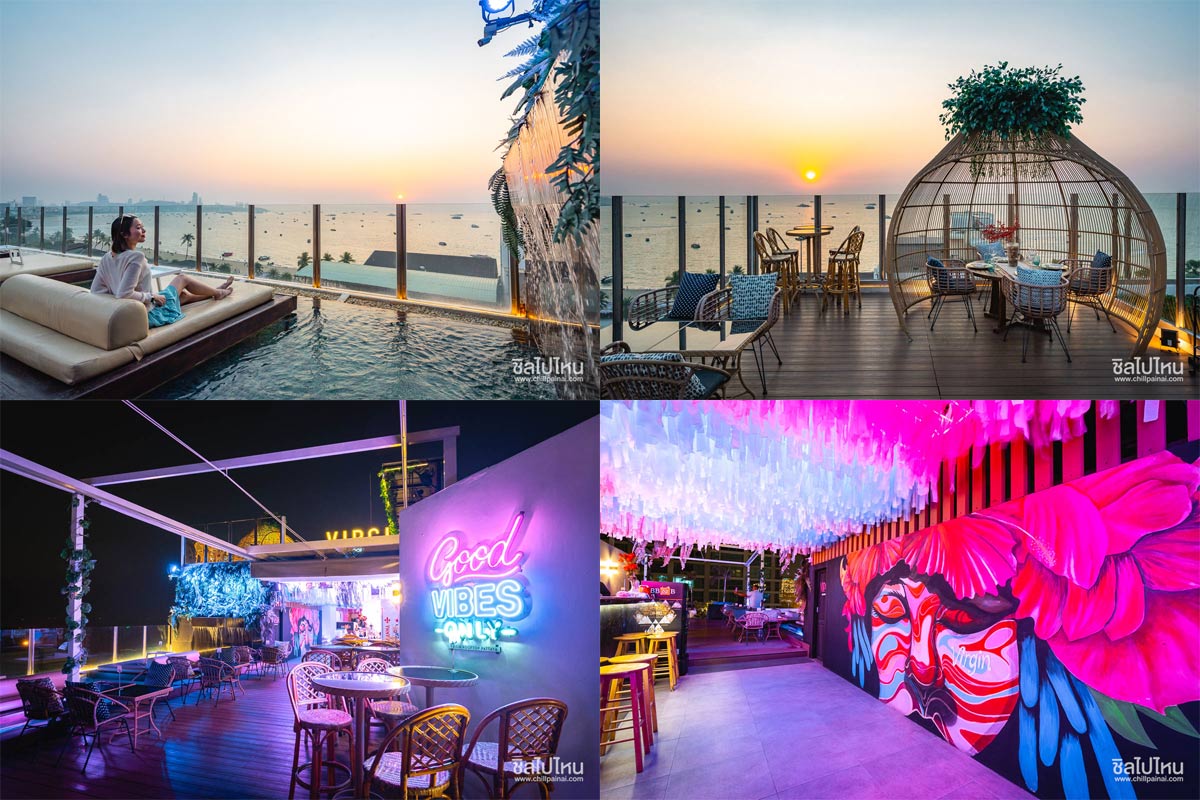 Pattaya Sea View Hotel (โรงแรมพัทยาซีวิว) ที่พักทำเลดี วิวชายหาดพัทยา มีรูฟท็อปสุดชิล