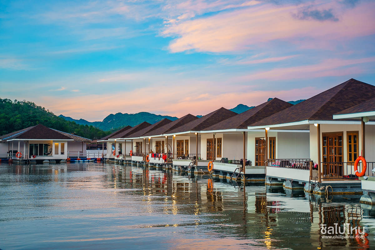 Lake Heaven Resort  -ที่พักแพเป็นหลังกาญจนบุรี พักได้ยกแก๊ง
