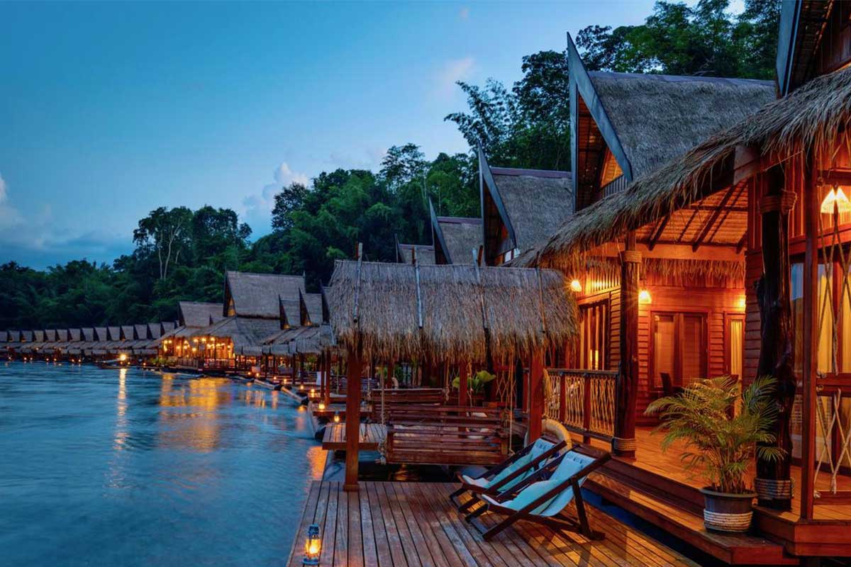 The Float House River Kwai Resort  -ที่พักสไตล์มัลดีฟส์