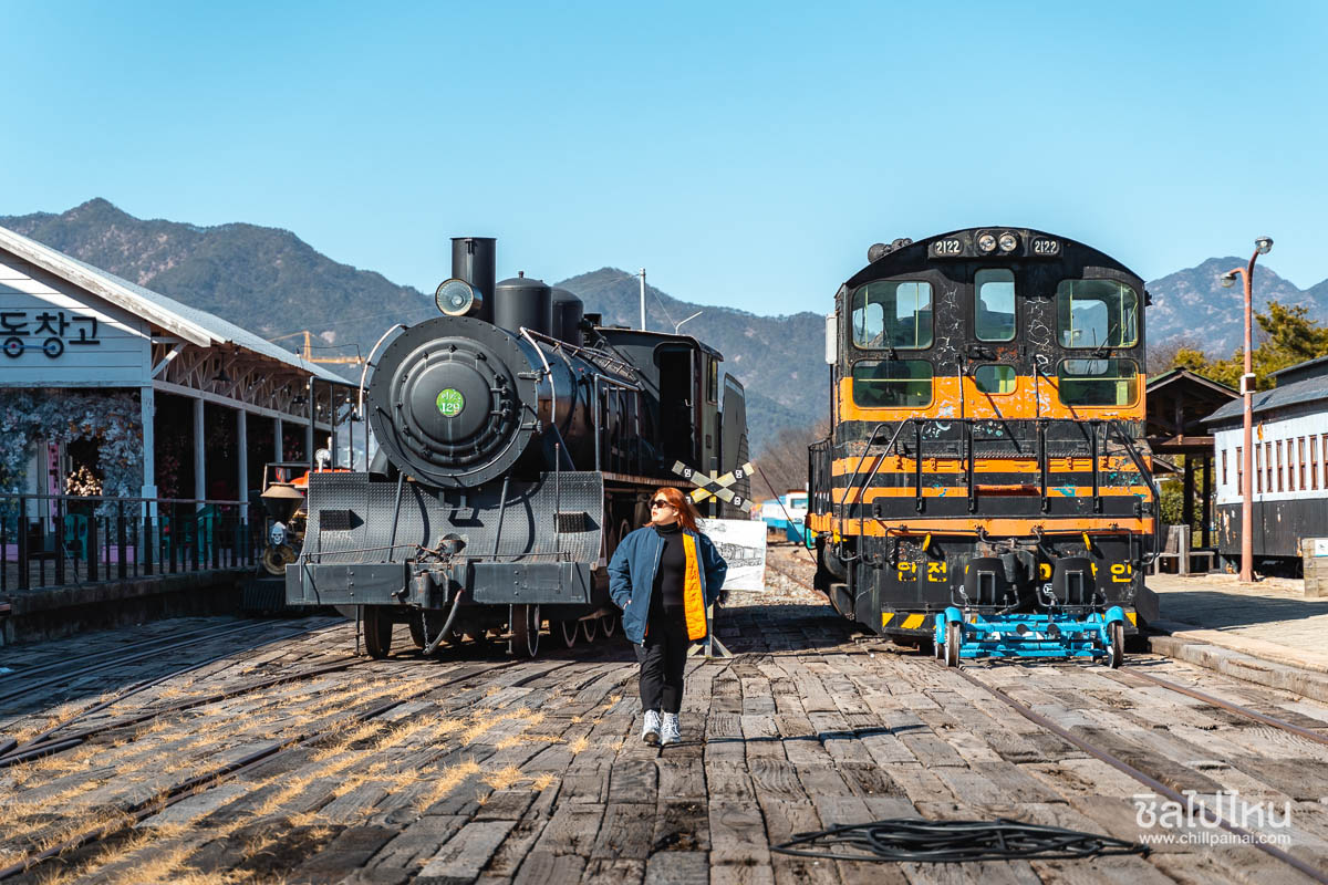 หมู่บ้านรถไฟซอมจินกัง (Seomjingang Train Village)