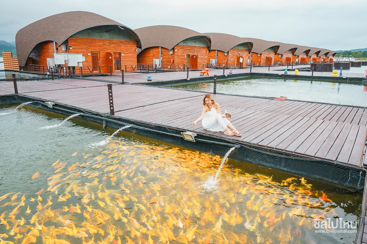 Leaf Lake Kan Resort (ลีฟ เลค กาญ กาญ รีสอร์ต)  รีสอร์ทกลางน้ำเปิดใหม่ ใกล้ชิดธรรมชาติ