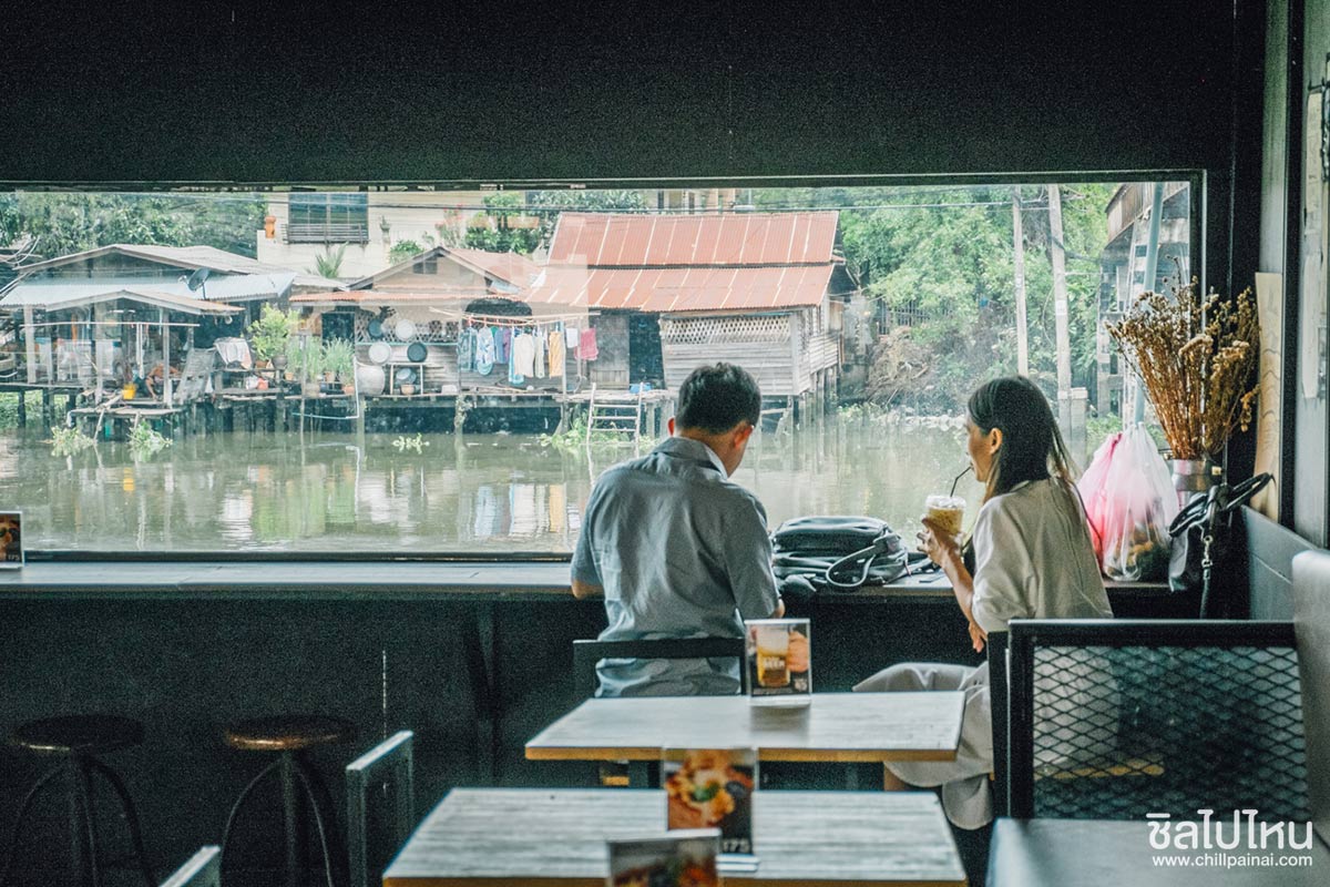 ร้าน อา ลม ดี คาเฟ่ (Arelomdee Cafe') - ร้านริมน้ำนนทบุรี