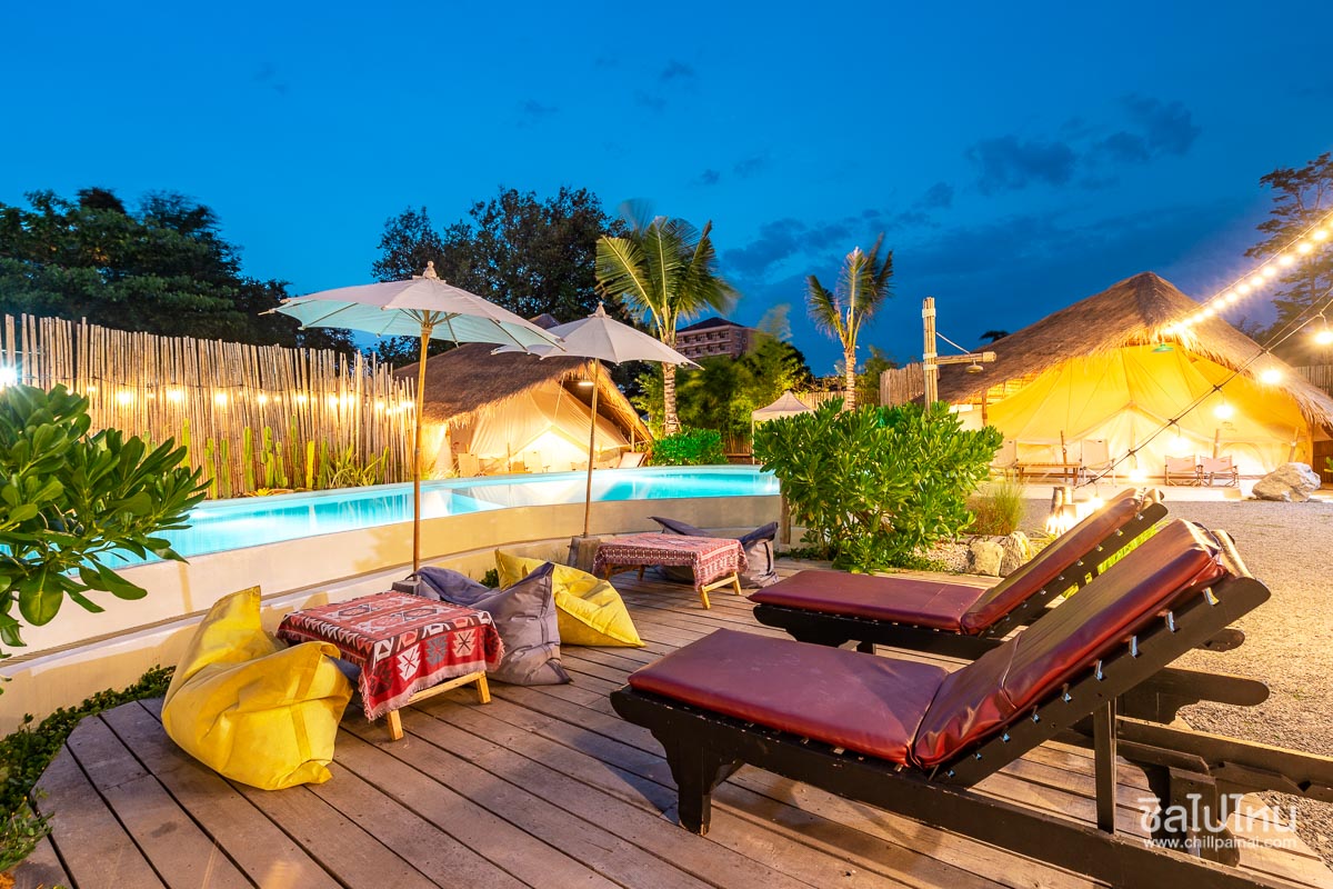 The Pattaya Glamper ที่พักสไตล์แคมป์ปิ้ง มีสระว่ายน้ำ มิติใหม่แห่งการนอนเต็นท์