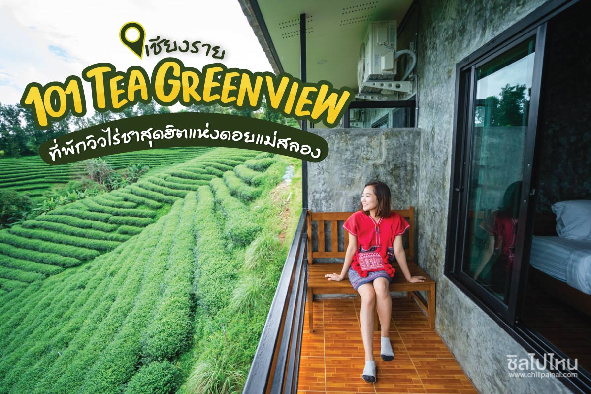 101 Tea Green View ที่พักวิวไร่ชาสุดฮิตแห่งดอยแม่สลอง เชียงราย