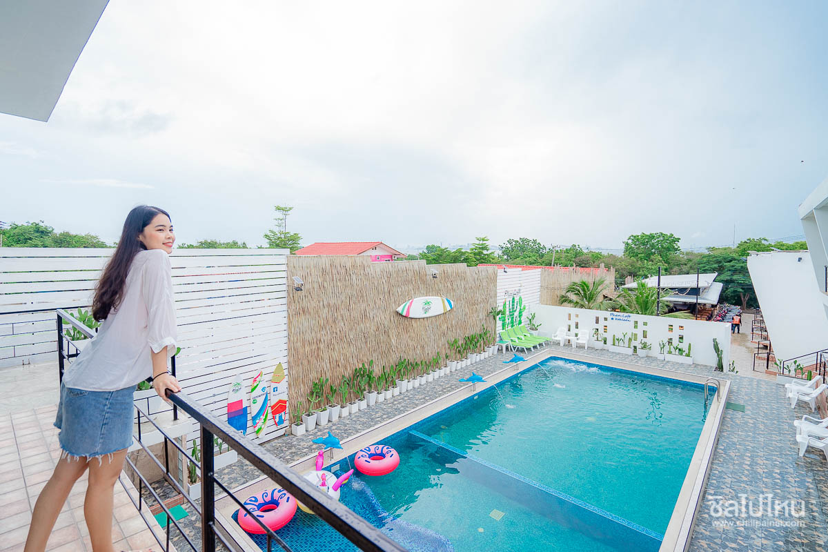 Phanlofe Kohlarn  ที่พักสุดชิคสไตล์ลอฟท์บนเกาะล้าน @ชลบุรี  มีสระว่ายน้ำ  ปิ้งย่างได้