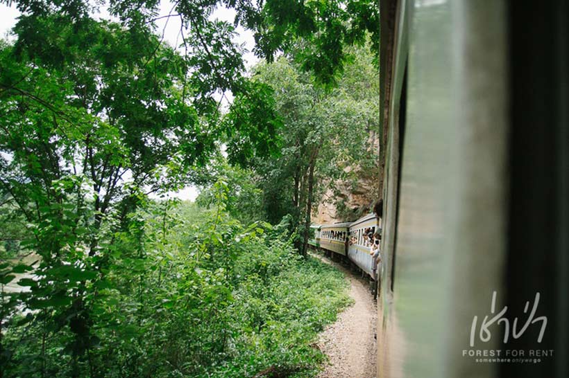 นั่งรถไฟผ่านเส้นทางประวัติศาสตร์ - กาญจนบุรี