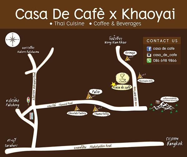 รีวิวร้าน คาซ่า เดอ คาเฟ่ (Casa De Cafe) เขาใหญ่ ร้านคาเฟ่สุดชิลท่ามกลางขุนเขา