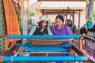 บ้านผารังหมี ฐานการเรียนรู้การทอเสื่อกกใน เนินมะปราง พิษณุโลก
