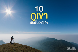 10 ภูเขาเดินขึ้นป่าวัดใจ ถ้าข้อเข่าพี่ไหวก็ไปกันเลย