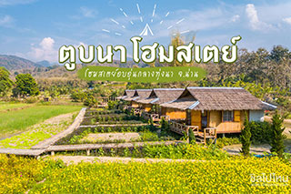 ‘ ตูบนา ’ โฮมสเตย์อบอุ่นกลางทุ่งนาที่จะทำให้คุณตกหลุมรักน่านกว่าที่เคย