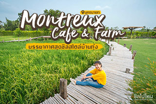 มองเทรอส์ คาเฟ่ แอนด์ฟาร์ม (Montreux Cafe & Farm) นครนายก บรรยากาศสุดชิลสไตล์บ้านทุ่ง