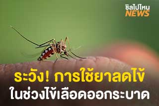 เตือน! ระวังการใช้ยาลดไข้ ในช่วงไข้เลือดออกระบาด