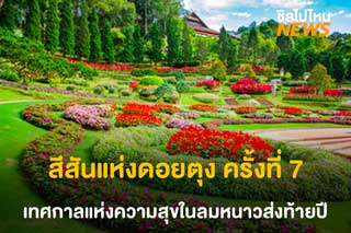 เตรียมตัวให้พร้อม กับเทศกาลประจำปีส่งความรักและความสนุก สีสันแห่งดอยตุง ครั้งที่ 7