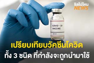 เปรียบเทียบวัคซีนโควิด-19 ทั้ง 3 ชนิด ที่กำลังจะถูกนำมาใช้
