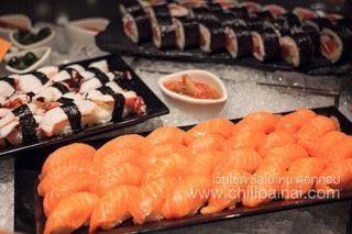 รีวิว บุฟเฟ่ต์มื้อกลางวันที่ห้องอาหารเดอะ สแควร์ โรงแรม โนโวเทล กรุงเทพ แพลทินัม ประตูน้ำ