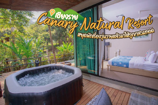 Canary Natural Resort เชียงราย หยุดพักเรื่องวุ่นวายแล้วมาให้ภูเขาสวมกอด