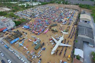 ตลาดนัดเครื่องบิน ที่เช็คอินใหม่นครปฐม