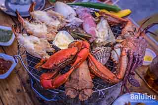 The Garden Grill บุฟเฟ่ต์ปิ้งย่างซีฟู้ดสดจริงอะไรจริง