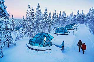 นอนดูแสงเหนือกับ 6 ที่พักขาวโพรนแห่งแลปแลนด์ ฟินแลนด์ ดินแดนสีขาว