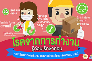 โรคจากการทำงาน รู้ก่อน รักษาก่อน