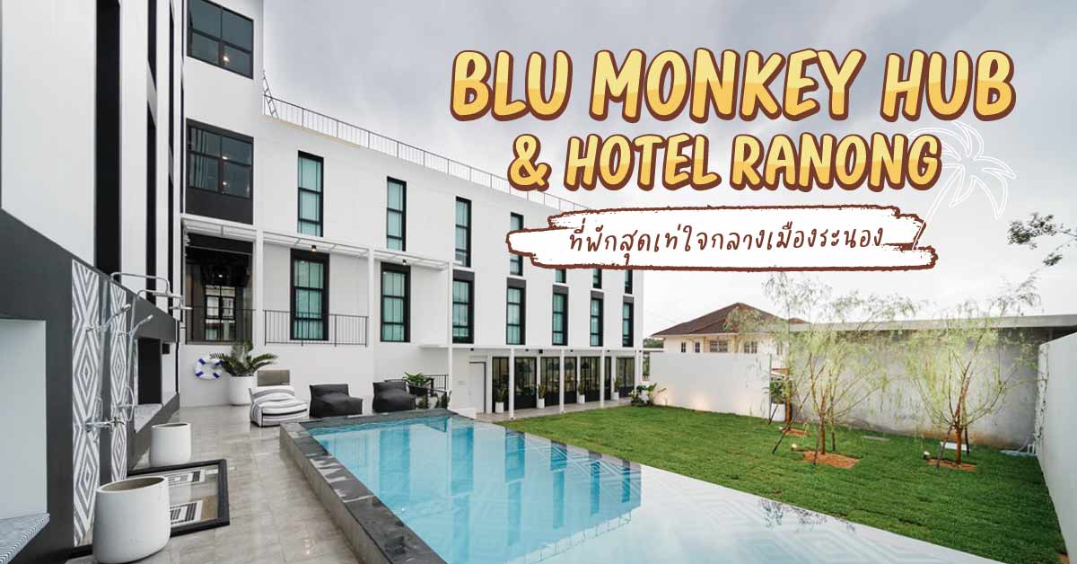 Blu Monkey Hub & Hotel Ranong ที่พักสุดเท่ใจกลางเมืองระนอง - ชิลไปไหน